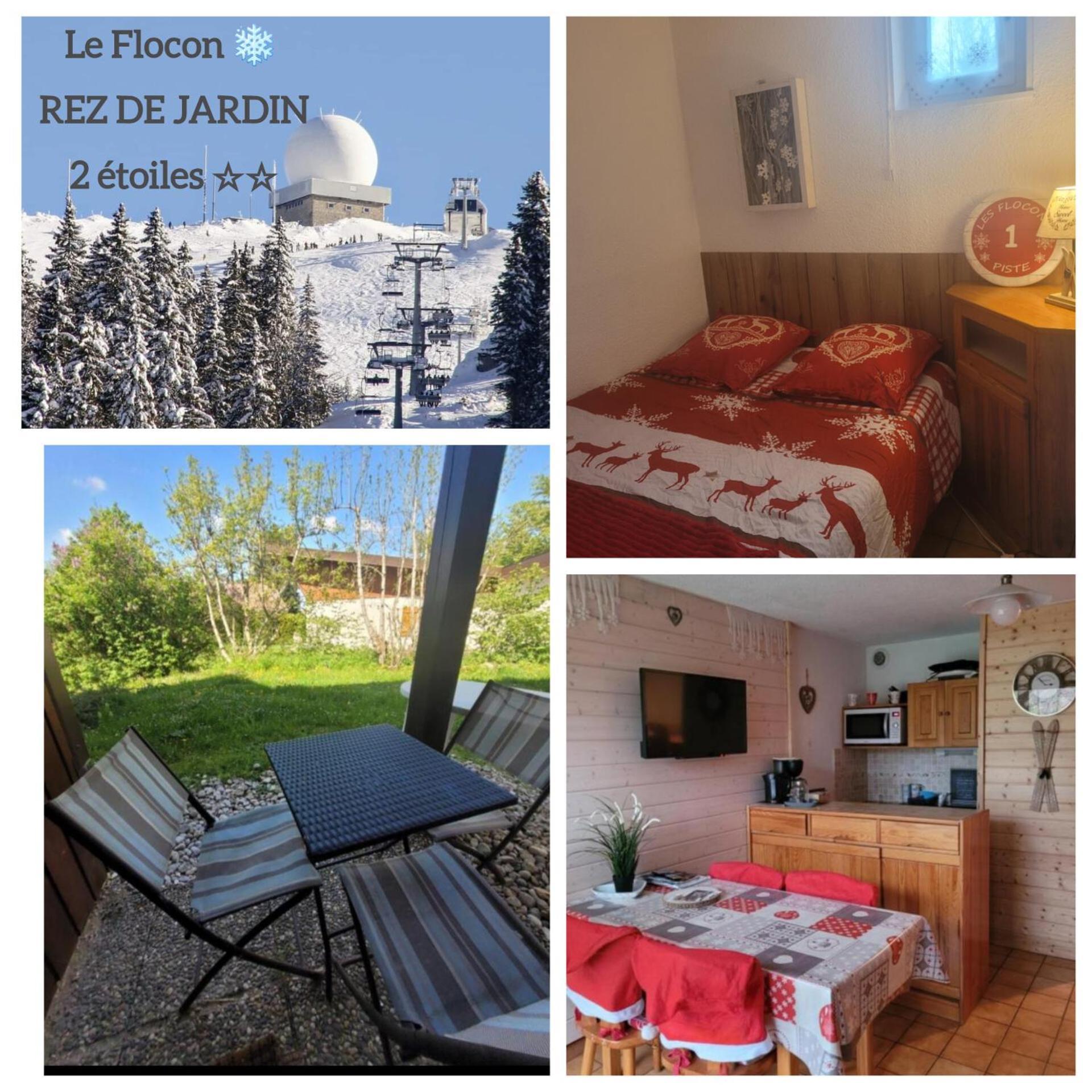 Appartement Le Flocon, Joli Petit Cocon 4 Pers En Rez De Jardin Draps Inclus 레루스 외부 사진